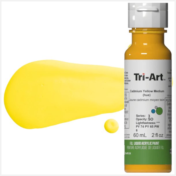 Tri-Art Liquid Cadmium Yellow Medium (Hue) 60mL