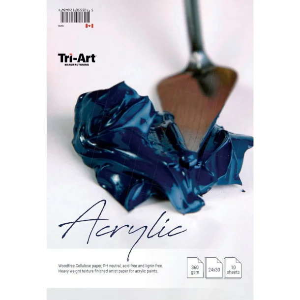 Tri-Art Akrylpapir 24x30 360g 10 ark