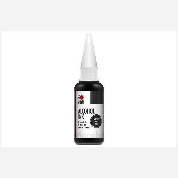 Marabu Alcohol ink 20ml.- 073 Black