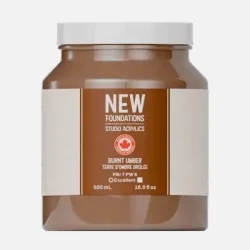 Tri-Art New Foundation 500 ml - Burnt Umber