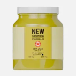 Tri-Art New Foundation 500 ml - Olive Green