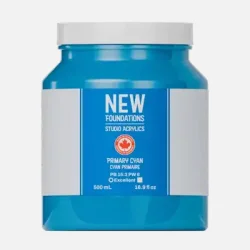 Tri-Art New Foundation 500 ml - Primary Cyan