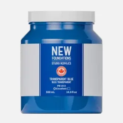 Tri-Art New Foundation 500 ml - Transparent Blue