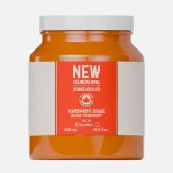 Tri-Art New Foundation 500 ml - Transparent Orange