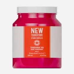 Tri-Art New Foundation 500 ml - Transparent Red