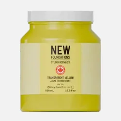 Tri-Art New Foundation 500 ml - Transparent Yellow