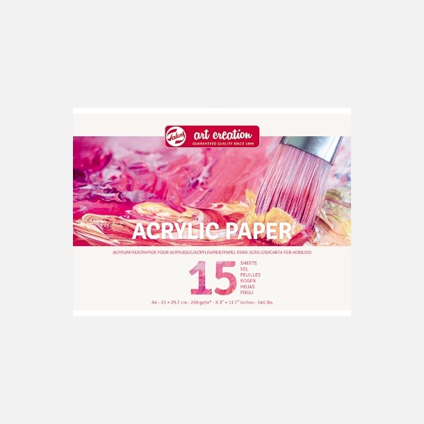 Talens AC Acryllic Paper 290g 15 ark - A4