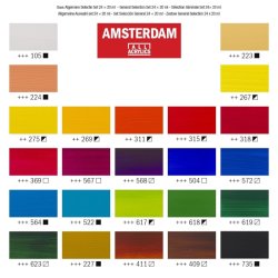 Amsterdam Akrylst 24x20ml (14,95 pr. stk)