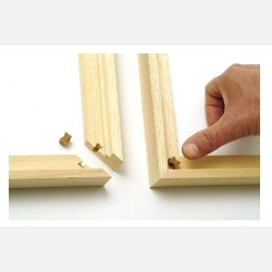 3-i-1 Combiframe Natur 45 cm (1/2 ramme)