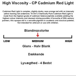 Tri-Art HV C.P. Cadmium Red Light 60mL