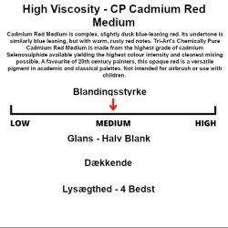 Tri-Art HV C.P. Cadmium Red Medium 60mL