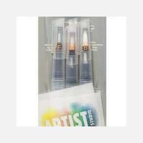 Aqua2Go Waterbrush - 3 strrelser