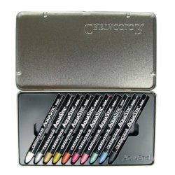 Cretacolor AquaStick Metallic-Tegnest 10 dele