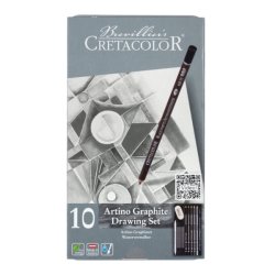 Cretacolor Artino Grafit-Tegnest 10 dele