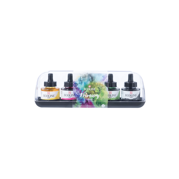 Ecoline St - Primr farver - 5 x 30ml