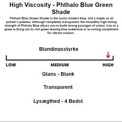 Tri-Art HV Phthalo Blue Green Shade 60mL