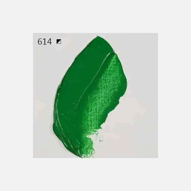 614 Permanent Green Medium   - Rembrandt Olie 40ml