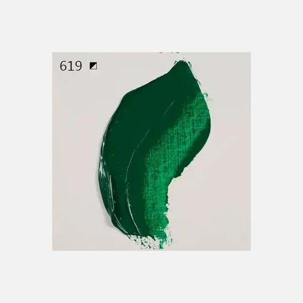 619 Permanent Green Deep  - Rembrandt Olie 40ml