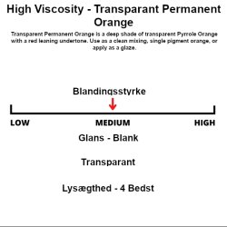 Tri-Art HV Transparent Permanent Orange 60mL