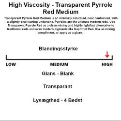Tri-Art HV Transparent Pyrrole Red Medium 60mL