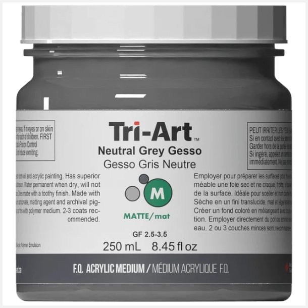 Tri-Art Natural Grey Gesso 250ml