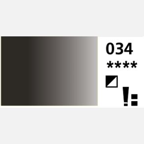 Aquafine 8 ml - 034 Ivory Black