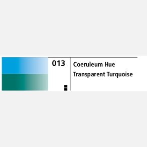 Aquafine 1/2 skl St 13 (Coeruleum Hue & Transparent Turquoise)