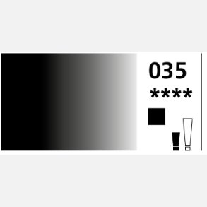 Aquafine Gouache 15ml - 035 Lamp Black