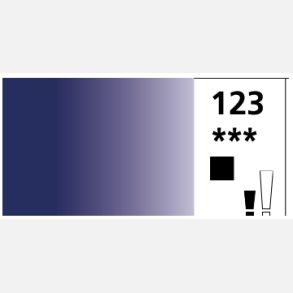 Aquafine Gouache 15ml - 123 Ultramarine Blue Dark