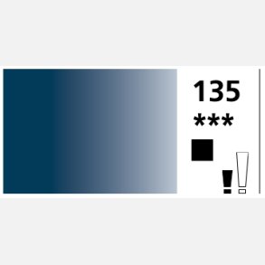 Aquafine Gouache 15ml - 135 Prussian Blue