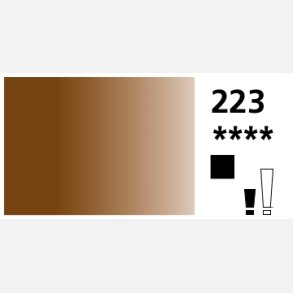 Aquafine Gouache 15ml - 223 Burnt Umber