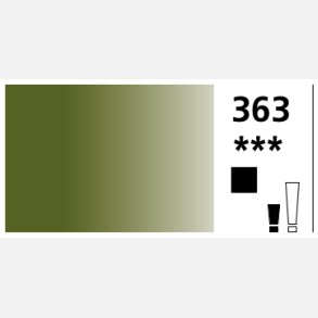 Aquafine Gouache 15ml - 363 Olive Green