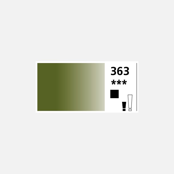 Aquafine Gouache 15ml - 363 Olive Green