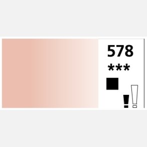 Aquafine Gouache 15ml - 578 Peach Pink