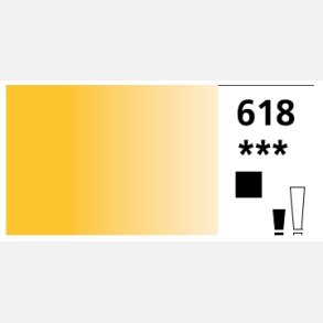 Aquafine Gouache 15ml - 618 Cad Yellow Deep Hue