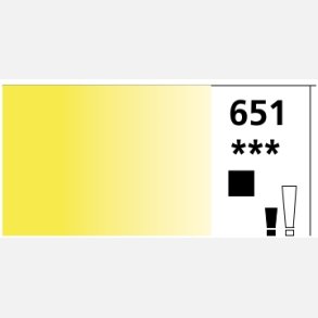 Aquafine Gouache 15ml - 651 Lemon Yellow