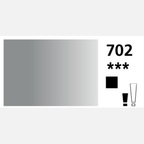 Aquafine Gouache 15ml - 702 Silver (Imit)